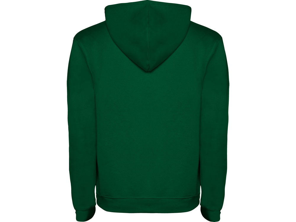 Толстовка с капюшоном Urban мужская, бутылочный/серый меланж-1