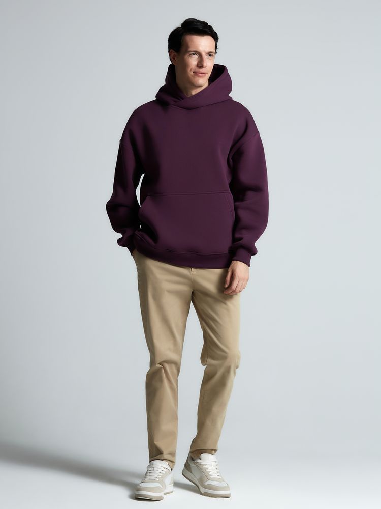 Худи Kulonga Oversize, фиолетовое-6