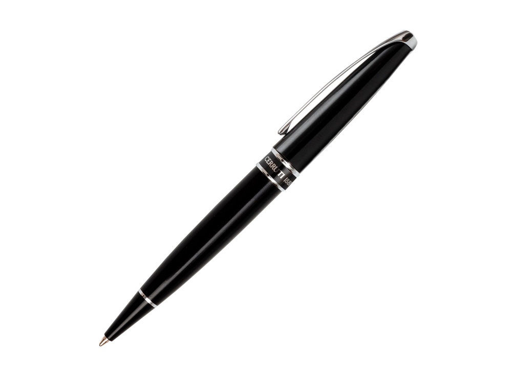 Ручка шариковая Cerruti 1881 модель Silver Clip  в коробке-1