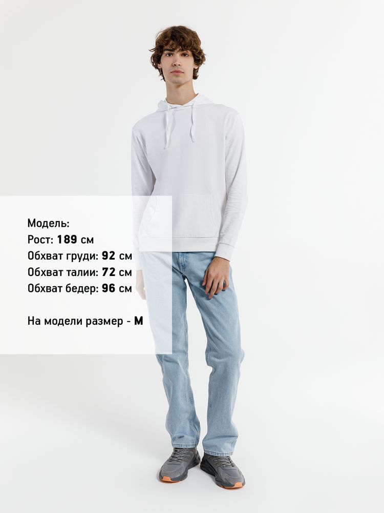 Худи унисекс Westray, белое-2