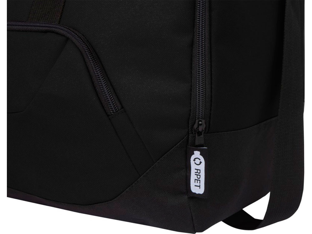 Спортивная сумка Retrend из вторичного ПЭТ, черный-3