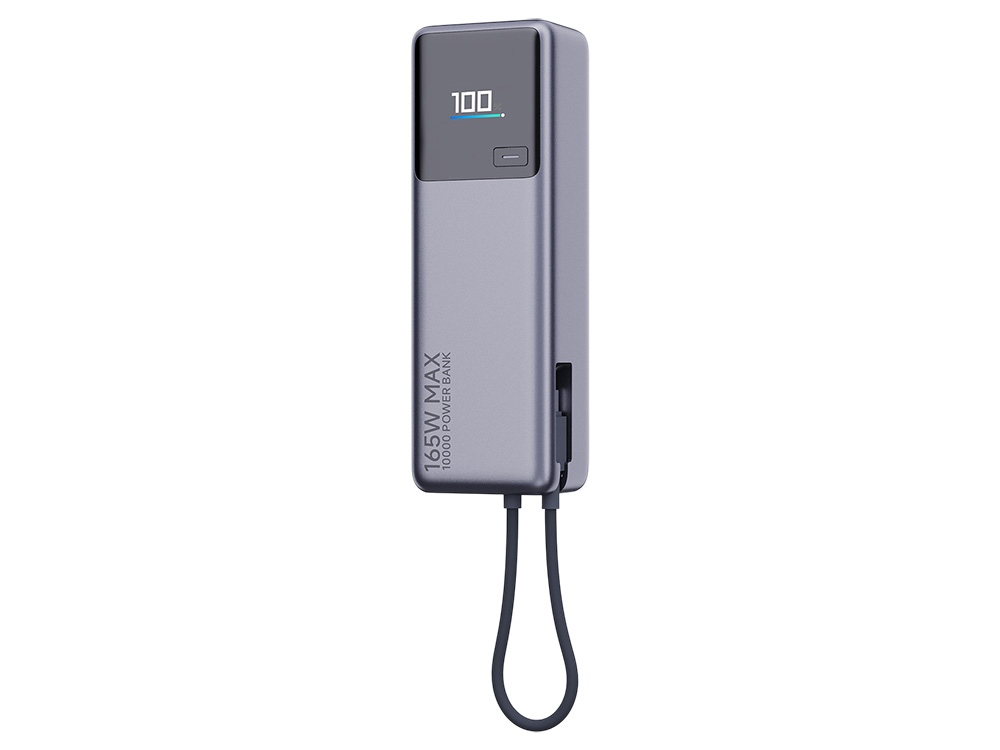 Внешний аккумулятор со встроенным кабелем Xiaomi 165W Power Bank 10000mAh (Integrated Cable) GL-4