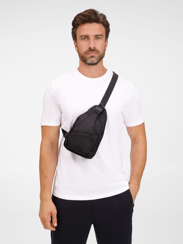 Спортивный кросс-боди рюкзак Bagventure, черный-3