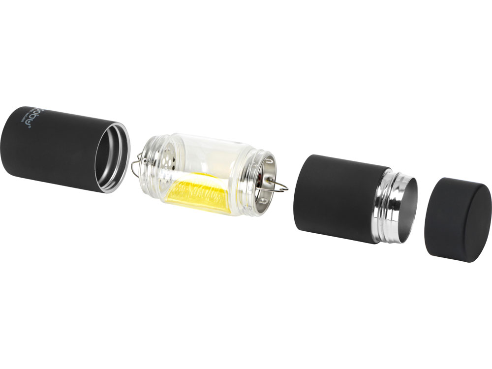 Бутылка для воды FLAVOUR U SEE, 460 мл, черный-3