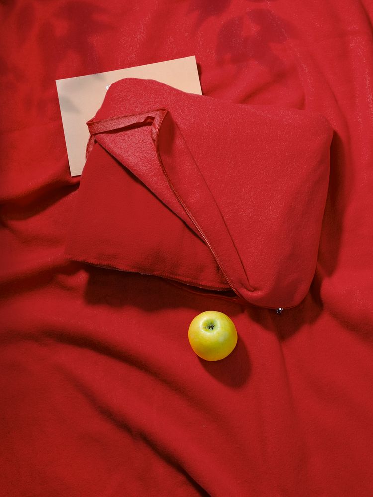 Дорожный плед-подушка Pathway 2, красный-4