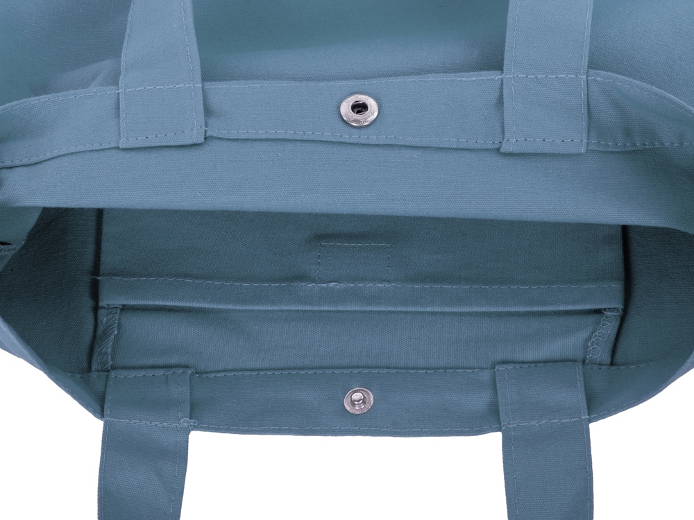 Сумка Helfer из хлопка на кнопке с регулирующейся лямкой, антрацит-5