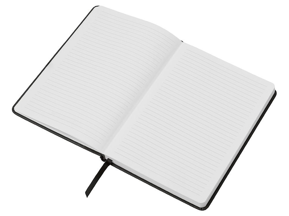 Подарочный набор Tesla с блокнотом А5, ручкой и пауэрбенком на 10 000 mAh, черный-8