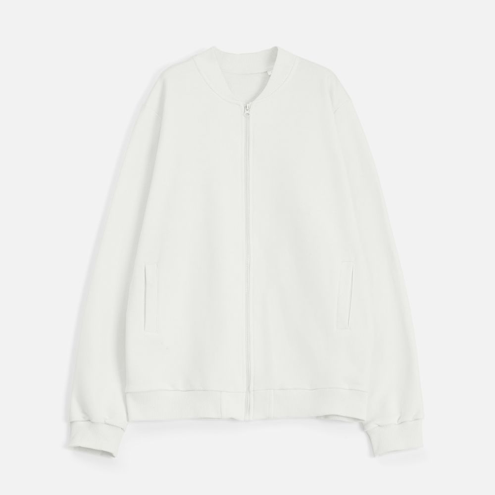 Бомбер унисекс Townie, молочно-белый-2