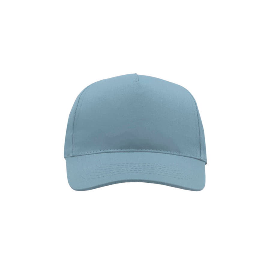 Бейсболка START FIVE, 5 клиньев, застежка на липучке, голубой-4