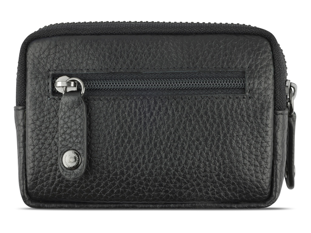 Ключница BUGATTI Elsa, с защитой данных RFID, чёрная, воловья кожа/полиэстер, 11х2х7 см-5