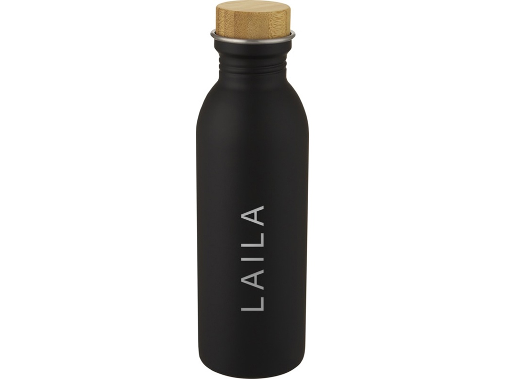 Kalix, спортивная бутылка из нержавеющей стали объемом 650 мл, черный-4