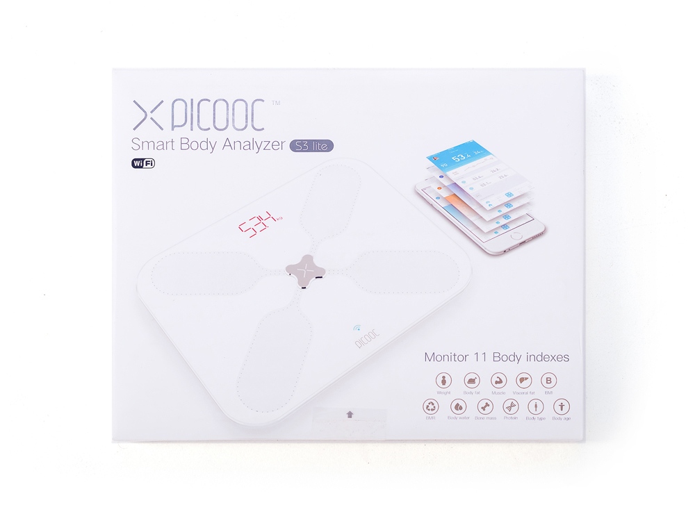 Умные диагностические весы с Wi-Fi Picooc S3 Lite White V2 (6924917717353), белый-19