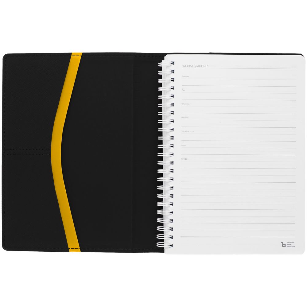 Ежедневник Spring Touch, недатированный, черный-2