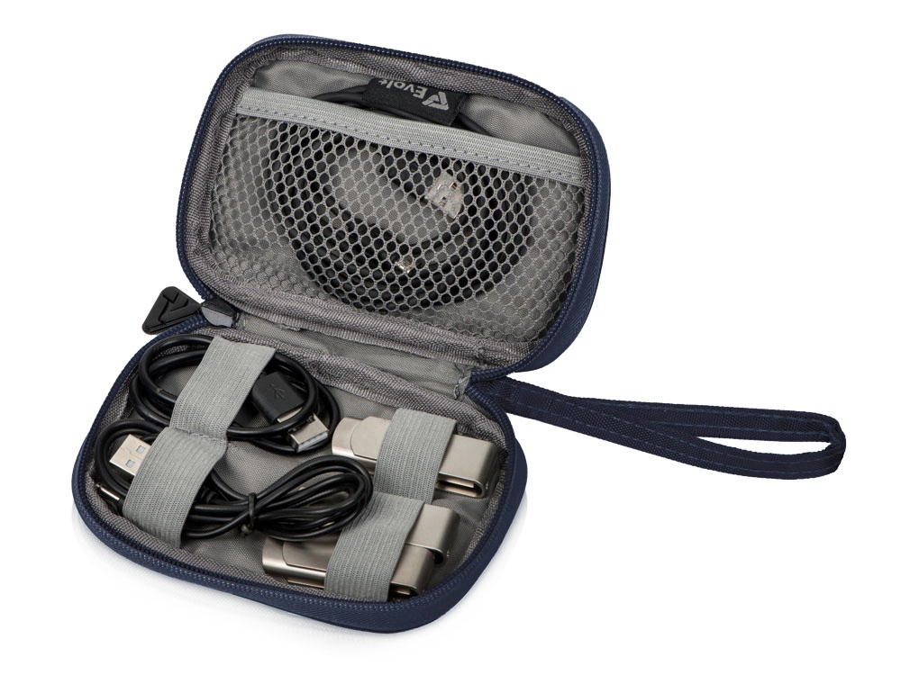 Органайзер для проводов Keep Organized S, темно-синий (140*100*25)-1