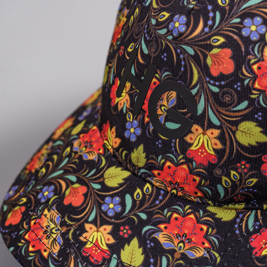 Образец бейсболка CUSTOM MERCH, 5 клиньев, застёжка на липучке, черный-5