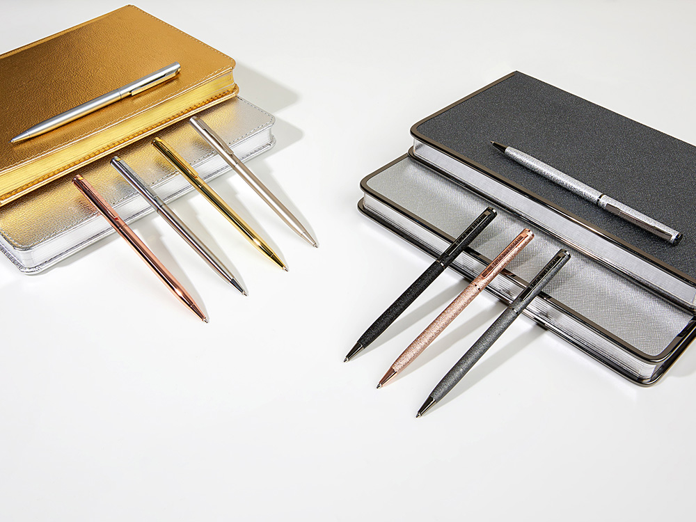 Ручка шариковая автоматическая BrunoVisconti® PALERMO цвет корпуса стальной, 0.7 мм-2