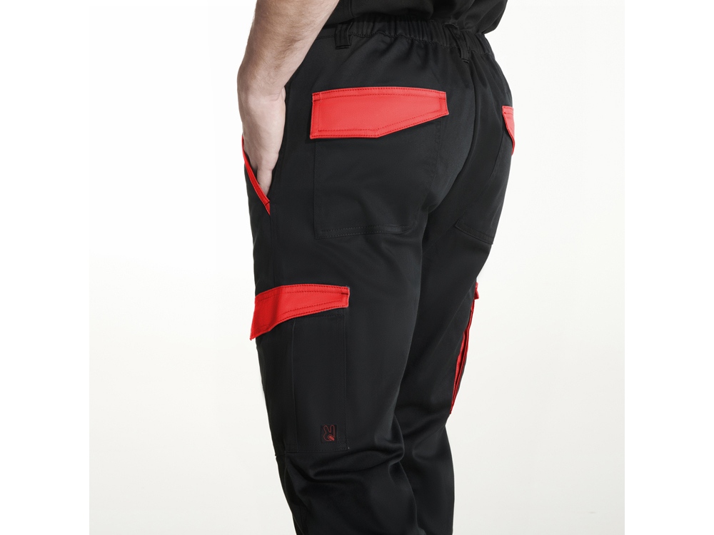 Брюки Trooper, черный/красный-6