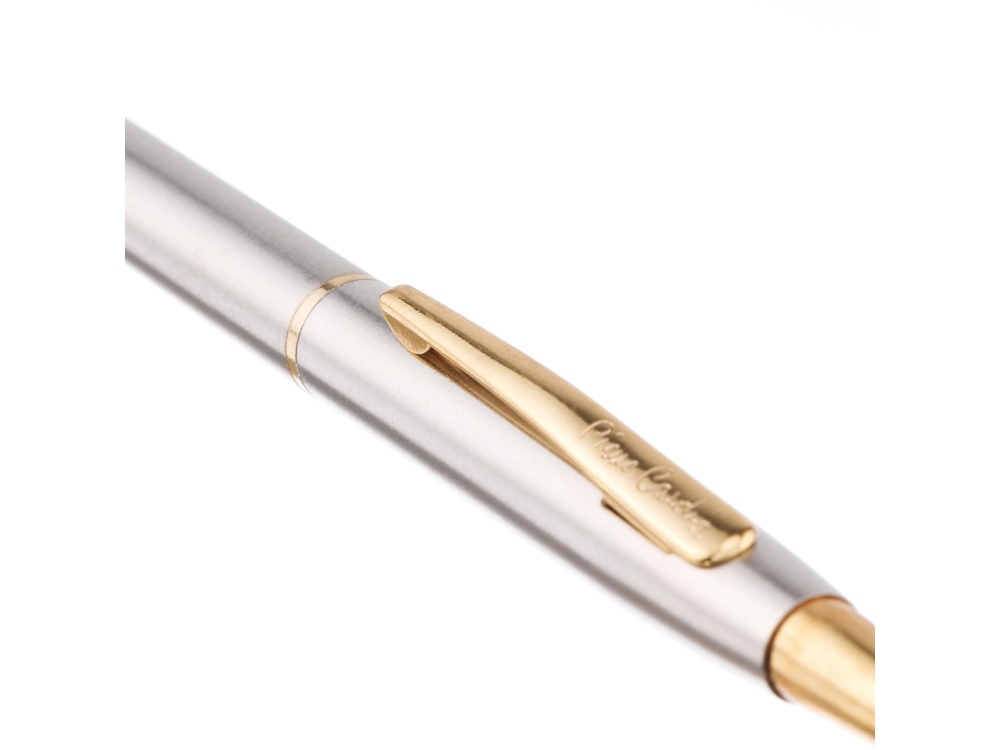 Ручка шариковая Pierre Cardin GAMME. Цвет - серебристый. Упаковка Е-3