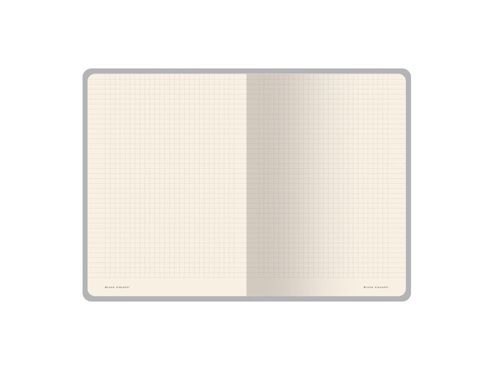 Бизнес тетрадь А5 Megapolis flex 60 л. soft touch клетка, коричневый-4