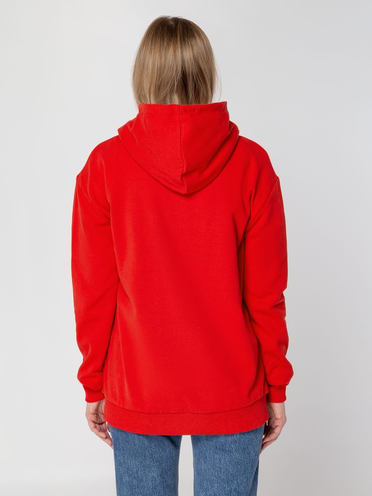 Толстовка с капюшоном Unit Kirenga Heavy, красная-5