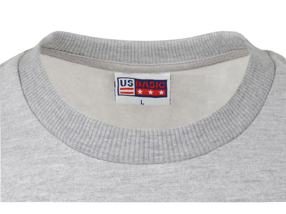 Свитшот Motion унисекс с начесом, серый меланж-2