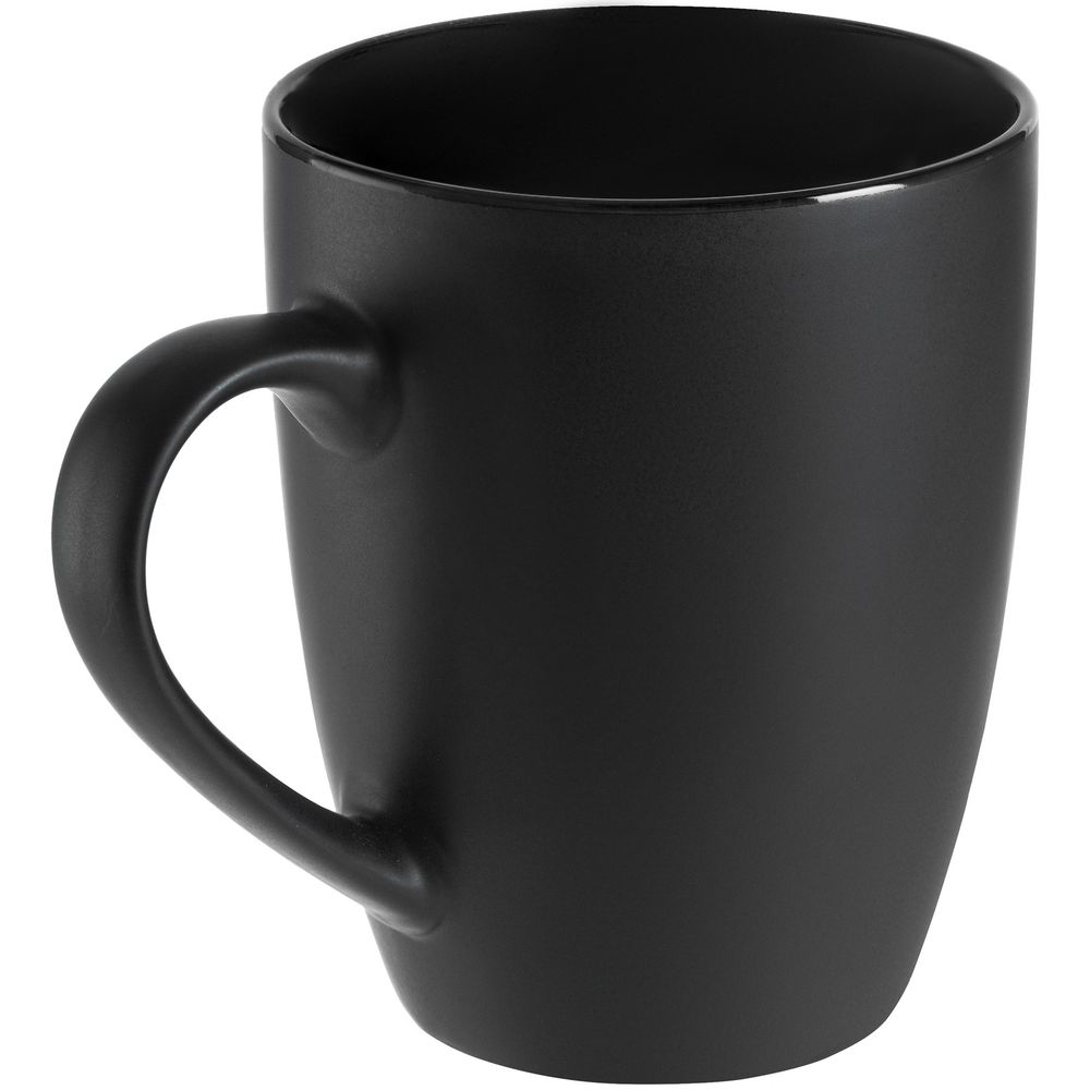 Кружка Bright Tulip, матовая, черная-1