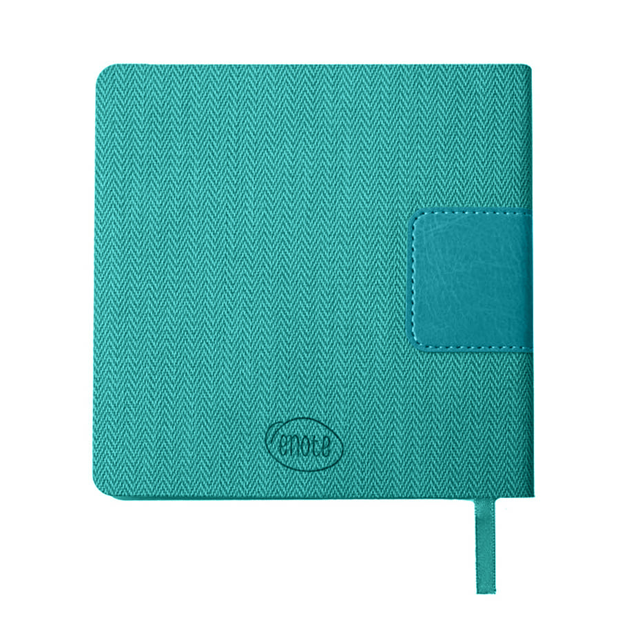 Ежедневник недатированный Scotty, А5-,  бирюзовый, кремовый блок, без обреза, бирюзовый-2