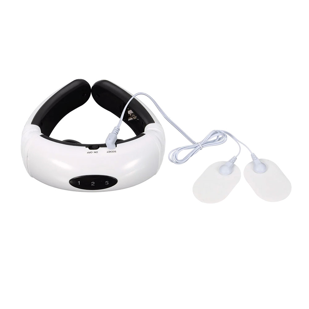 Массажер для шеи Шиацу, Белый-4