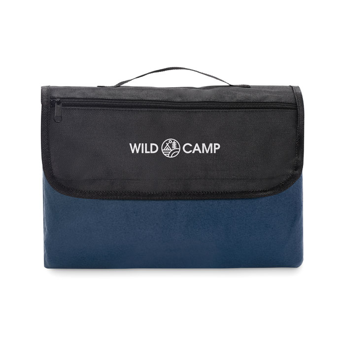 Плед для пикника, синий-5