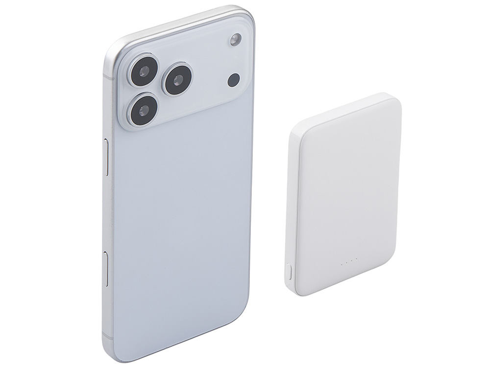 Внешний аккумулятор Simp, 5000 мАч, белый-6