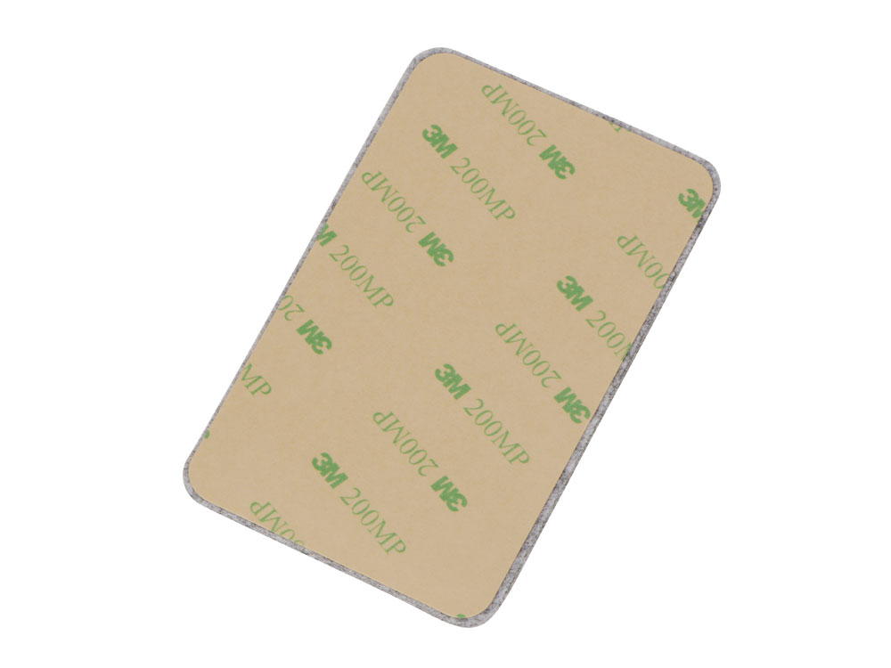 Картхолдер с креплением на телефон Slot, серый-3