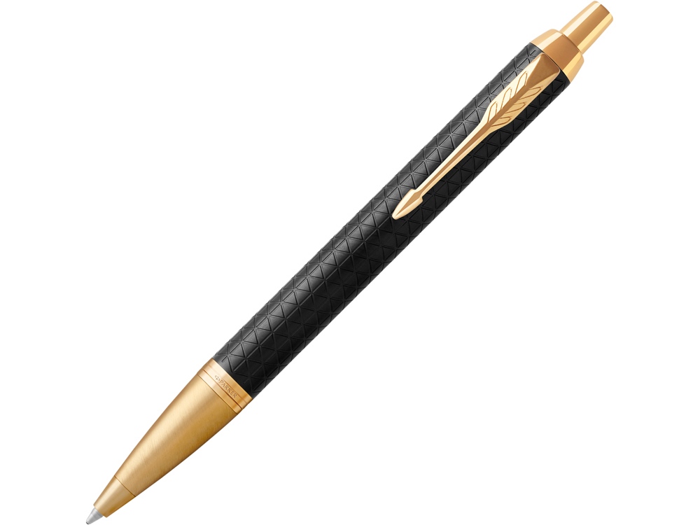 Шариковая ручка Parker IM Premium Black GT, стержень: M, цвет чернил: blue, в подарочной упаковке.-0