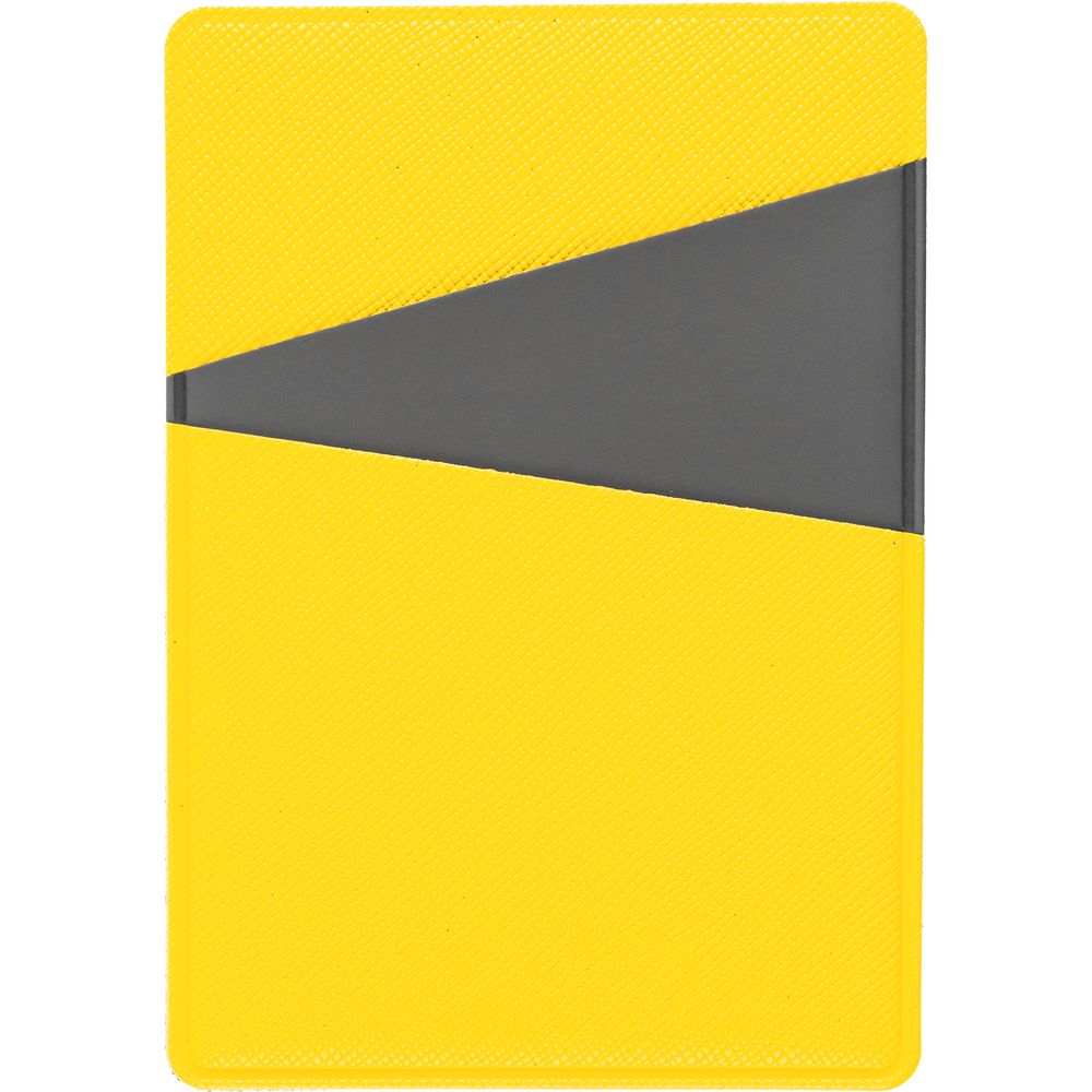 Картхолдер Dual, серо-желтый-1
