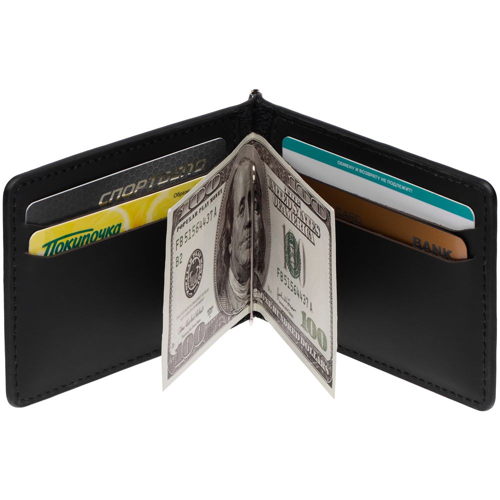 Зажим для купюр Alaska, черный-3