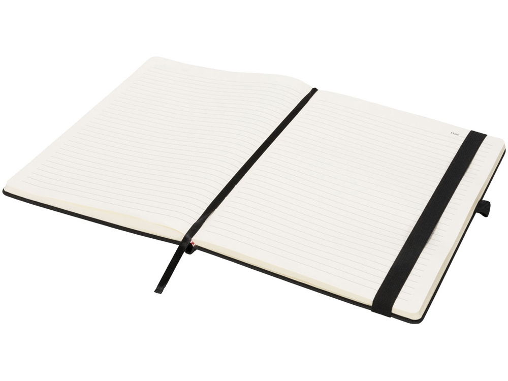 Блокнот Rivista большого размера, черный-4