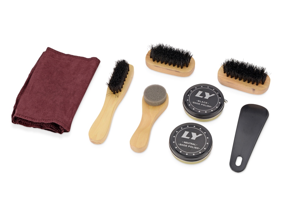 Набор для обуви Честер, черный, натуральный-2