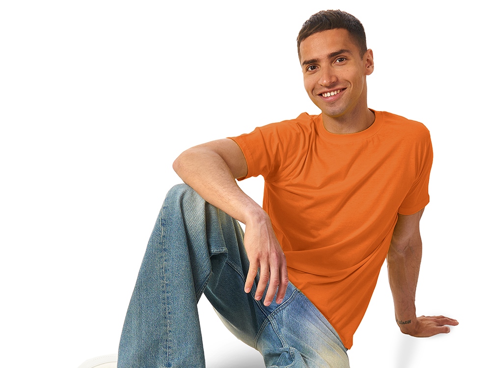 Футболка Super club мужская, оранжевый-1