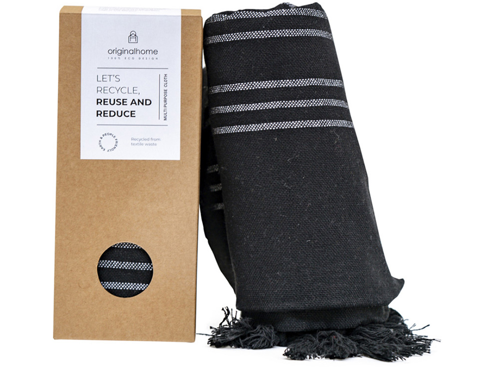 Originalhome плед 3-в-1 из переработанных материалов - 85 x 175 см - Белый-2