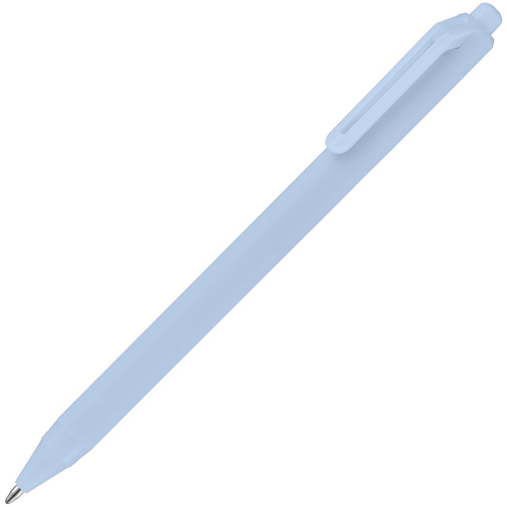 Ручка шариковая Cursive Soft Touch, голубая-1