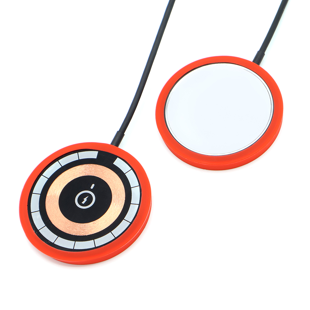 Силиконовый чехол для беспроводного зарядного Silken, Красный-1