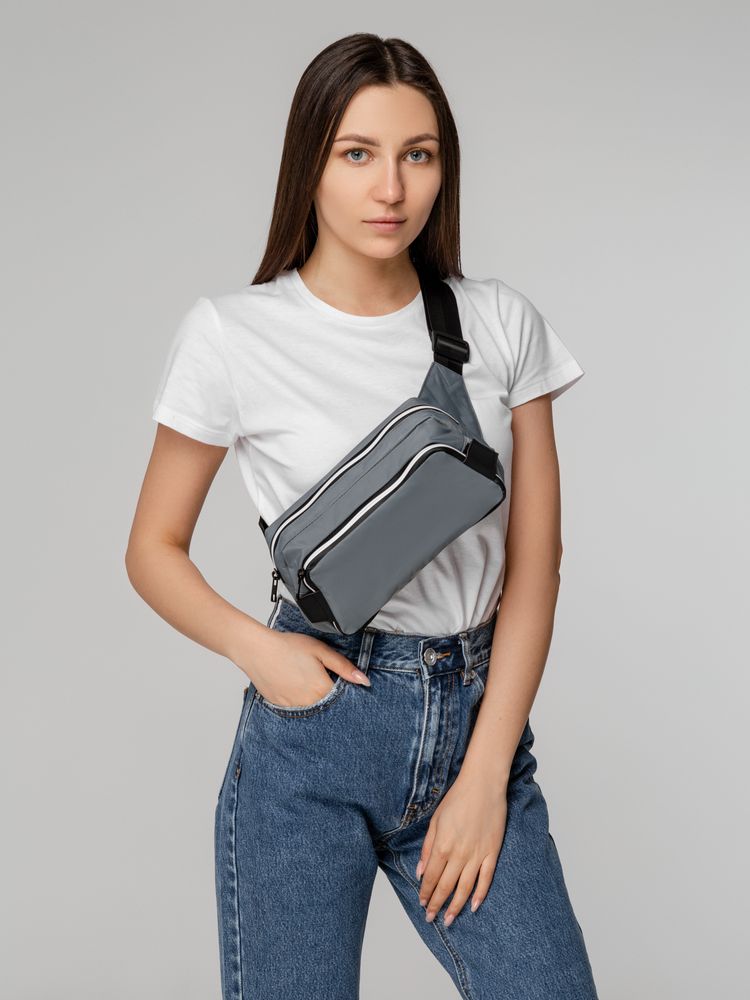 Поясная сумка Tabby, серая-4