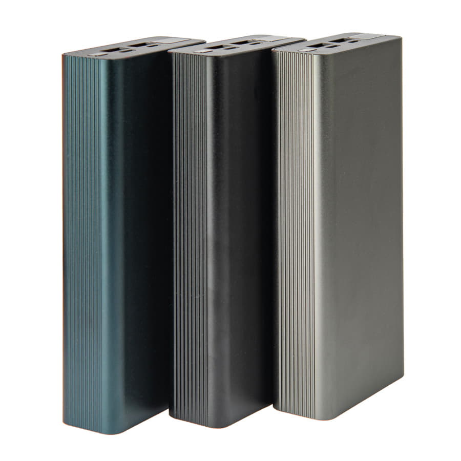 Универсальный аккумулятор Iron line 20 (20000 мАч), металл, синий, 14,7х6.6х2,7 см, синий-3