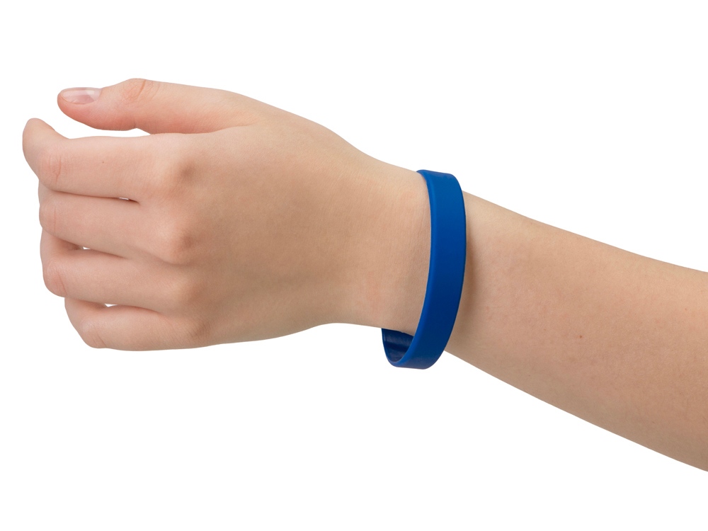 Силиконовый браслет Forest 202*12 мм, синий-3