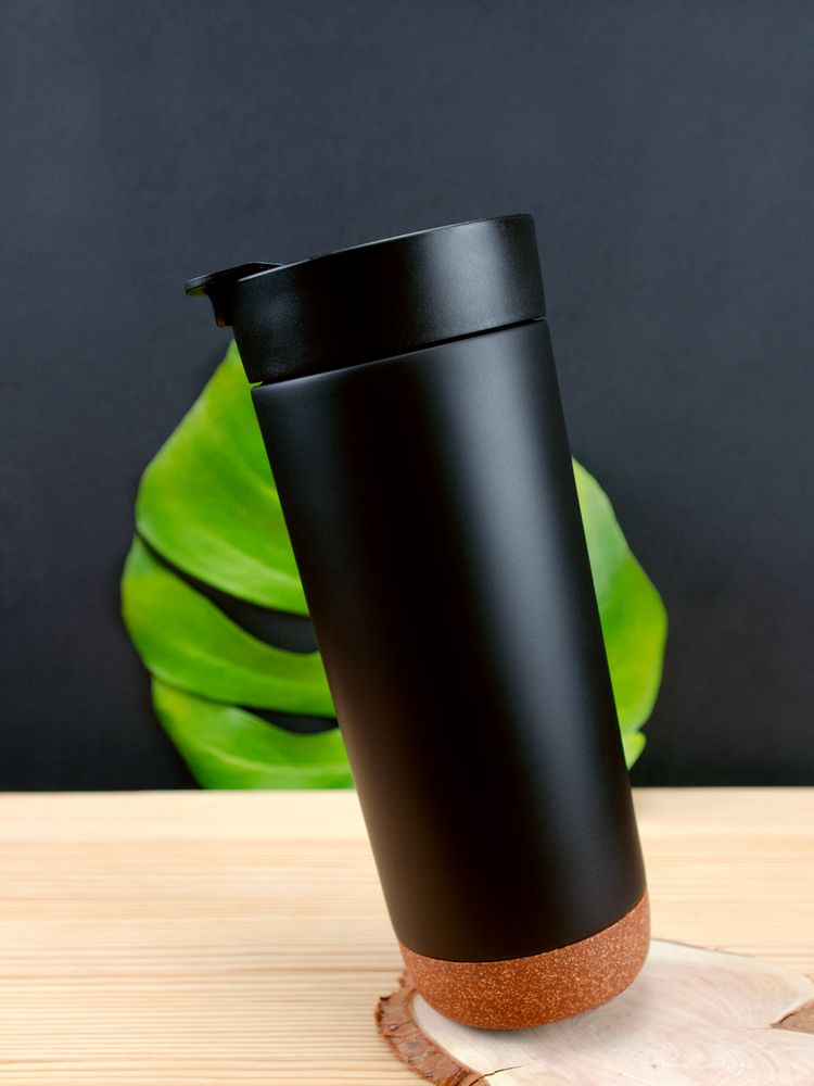 Термостакан Steady, черный-3