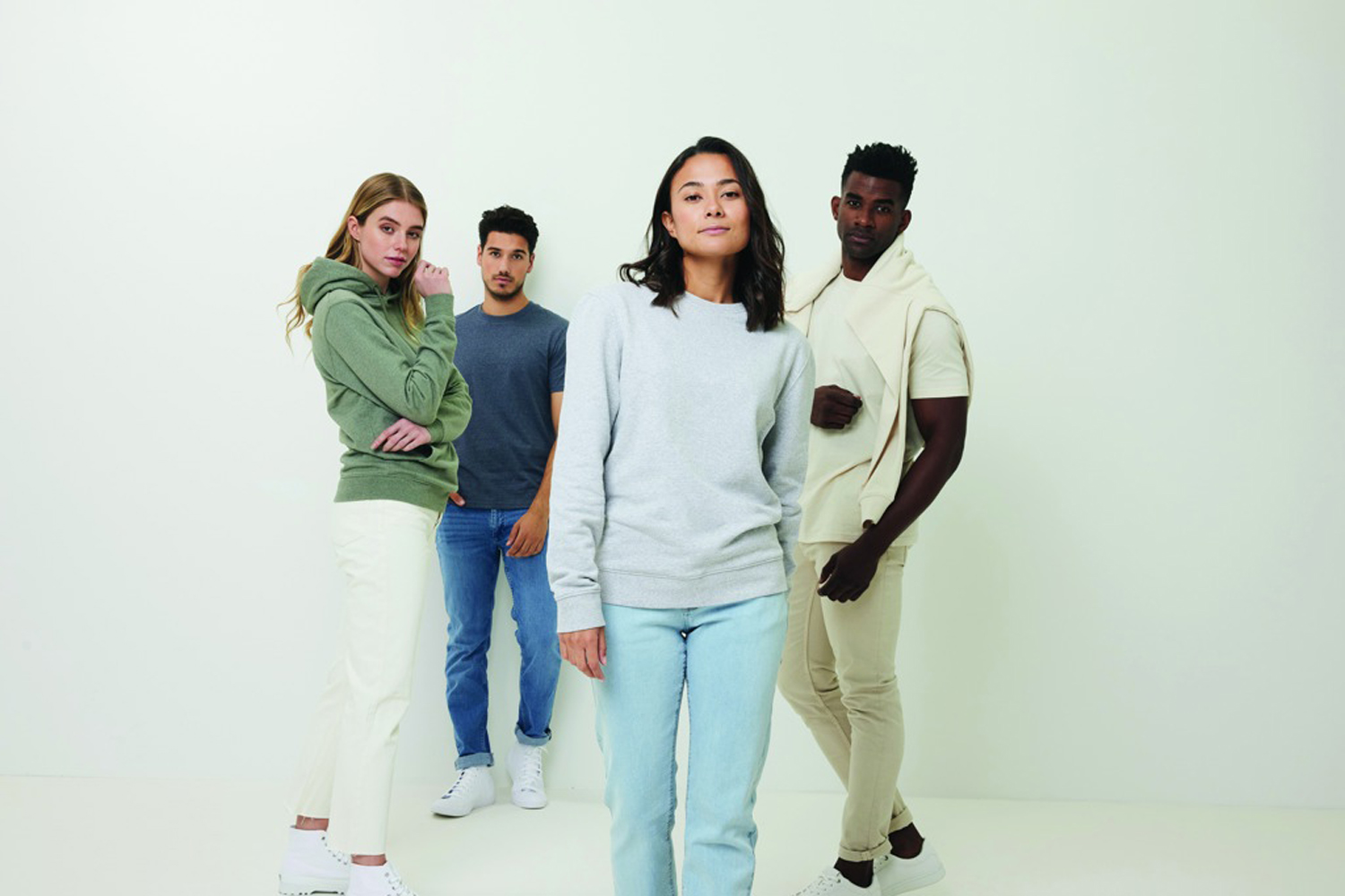 Свитшот Iqoniq Denali из переработанного неокрашенного хлопка, унисекс, 340 г/м²-54