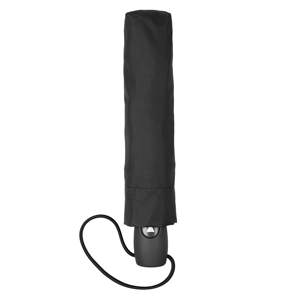 Зонт складной Comfort, черный-3