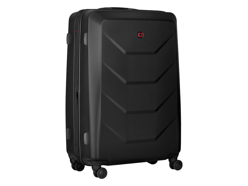 Чемодан WENGER Prymo, чёрный, большой, 52х76х30 см, 93 л, ABS+PC-2