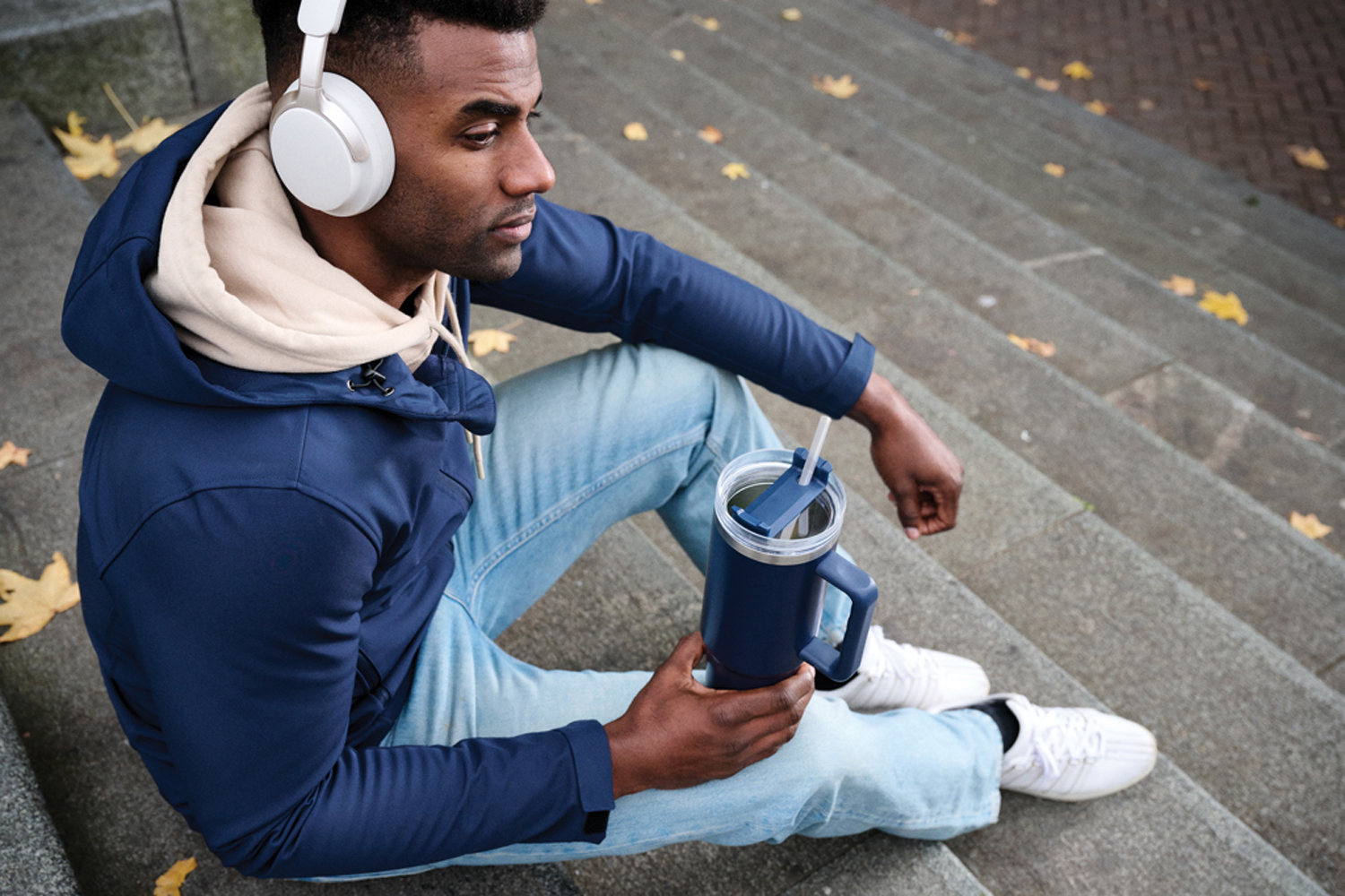 Термокружка Peakflow из переработанной стали RCS, 1.2 л-6