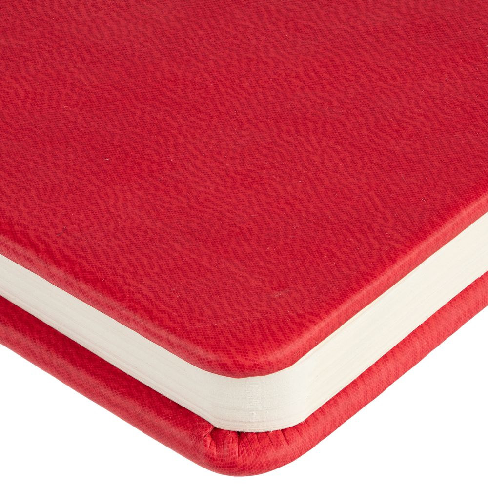 Блокнот Cluster Mini в клетку, красный-2