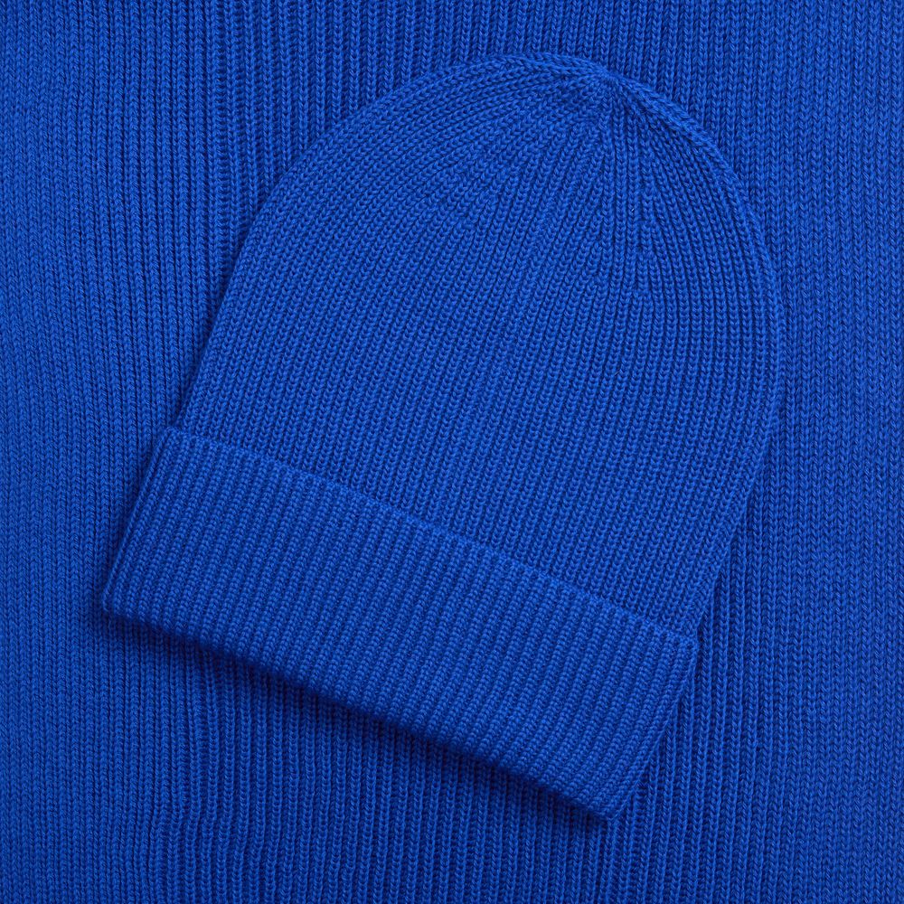 Шарф Nobilis Mono, ярко-синий-3